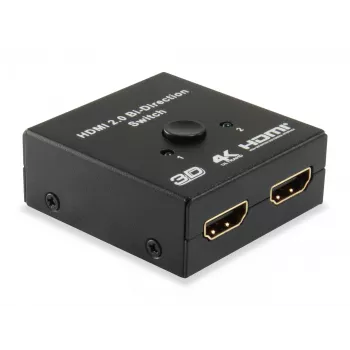 EQUIP 332723 HDMI dviejų krypčių jungiklis/skirstytuvas