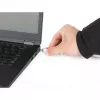 Manhattan Universal 3-in-1 nešiojamojo kompiuterio kombinuotas užraktas, tinka Noble Wedge®, Nano ir K-Slot, 1,8 m, sidabrinis