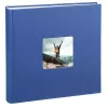 Hama 00001899 Fine Art Jumbo nuotraukų albumas, 30x30 cm, 100 baltų puslapių, mėlyna spalva