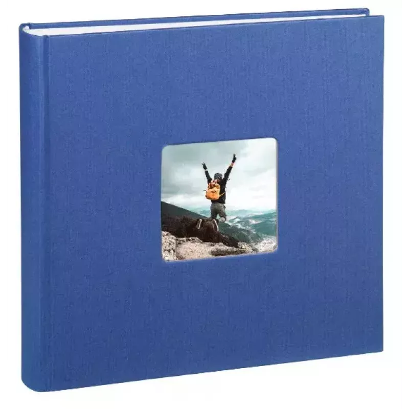 Hama 00001899 Fine Art Jumbo nuotraukų albumas, 30x30 cm, 100 baltų puslapių, mėlyna spalva
