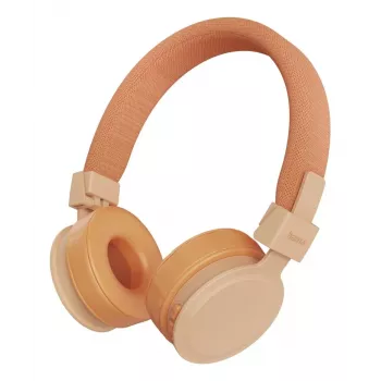 Belaidės ausinės Hama Freedom Lit III lankeliu, skambučiams/muzikai, USB Type-C, Bluetooth, oranžinė