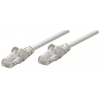 Intellinet tinklo jungiamasis kabelis, Cat6, 1,5 m, pilkas, varis, S/FTP, LSOH / LSZH, PVC, RJ45, auksuoti kontaktai, apsaugotas nuo užkliuvimo, su gaubtuku, viso gyvenimo garantija