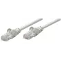 Intellinet tinklo jungiamasis kabelis, Cat5e, 0,25 m, pilkas, CCA, SF/UTP, PVC, RJ45, paauksuoti kontaktai, be užkabinimo, su apsauginiu gaubteliu, viso gyvenimo garantija