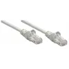 Intellinet tinklo jungiamasis kabelis, Cat5e, 0,25 m, pilkas, CCA, SF/UTP, PVC, RJ45, paauksuoti kontaktai, be užkabinimo, su apsauginiu gaubteliu, viso gyvenimo garantija