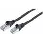 Intellinet Network Patch Cable, Cat7 kabelis / Cat6A kištukai, 7,5 m, juodas, varis, S/FTP, LSOH / LSZH, PVC, RJ45, paauksuoti kontaktai, be užkabinimo, su apsauginiu gaubteliu, viso gyvenimo garantija