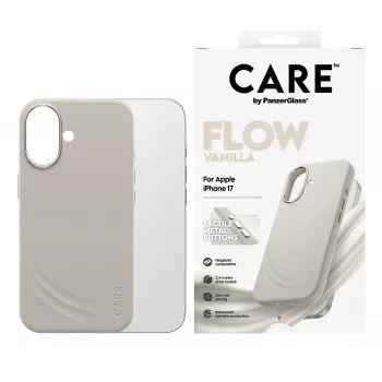 PanzerGlass CARE by ® Feature FLOW Case Vanilla su MagSafe iPhone 17