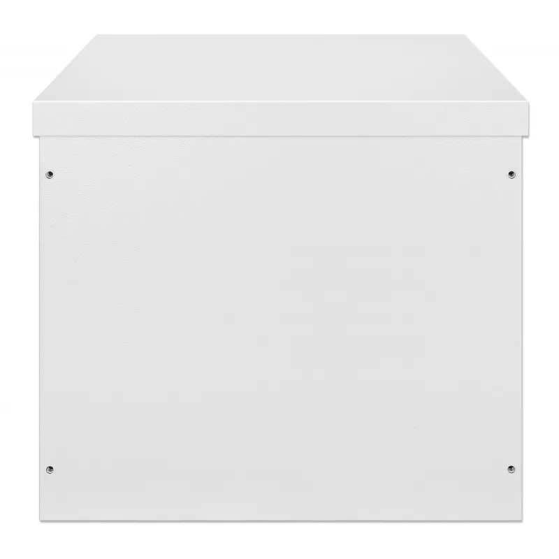 Intellinet Industrial IP55 sieninis 19 inch spintos korpusas su integruotais ventiliatoriais, 12U, 600 mm gylis, su stogo ventiliacijos bloku, dulkėms ir vandeniui atsparus, surinktas, šviesiai pilkas RAL7035