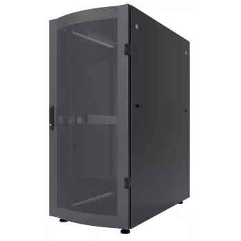 Intellinet 19 colių serverio spinta - laisvai pastatoma, 36U, 600x1200 mm (plotis x gylis), juoda, plokščioje pakuotėje, maks. 1500 kg, daugiataškis durų užraktas, po vieną užraktą šoninėms plokštėms, naudingas gylis 123–973 mm, IP20, stelažas, plienas