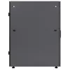Intellinet 19 colių serverio spinta - laisvai pastatoma, 36U, 600x1200 mm (plotis x gylis), juoda, plokščioje pakuotėje, maks. 1500 kg, daugiataškis durų užraktas, po vieną užraktą šoninėms plokštėms, naudingas gylis 123–973 mm, IP20, stelažas, plienas