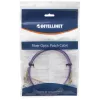 Intellinet Fiber Optic Patch Cable, OM4, LC/LC, 2m, Violet, Duplex, Multimode, 50/125 µm, LSZH, Fibre, Lifetime Warranty
