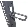 Intellinet 19 colių tinklo stovas - atviras rėmas (4 stulpeliai), 26U, juodas, plokščias paketas, maks. 360 kg