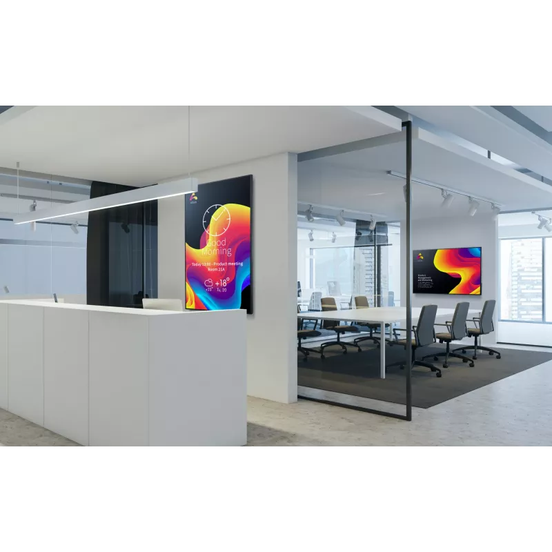 Sharp PN-ME752 skaitmeninių ženklų plokščiasis ekranas 190,5 cm (75 colių) LED 450 cd/m² 4K Ultra HD juodas Android