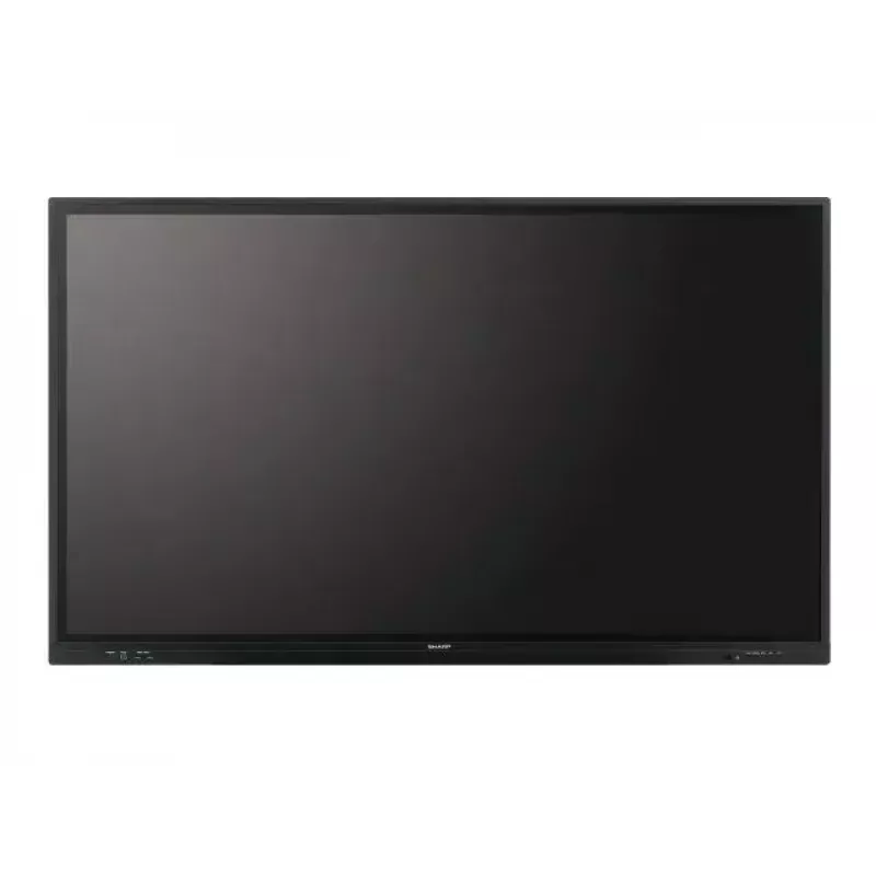 Sharp PN-LC862 Skaitmeninis informacinis ekranas 2,18 m (86 colių) LCD Wi-Fi 450 cd/m² 4K Ultra HD Juodas Liečiamasis ekranas Įmontuotas procesorius Android 11 16/7