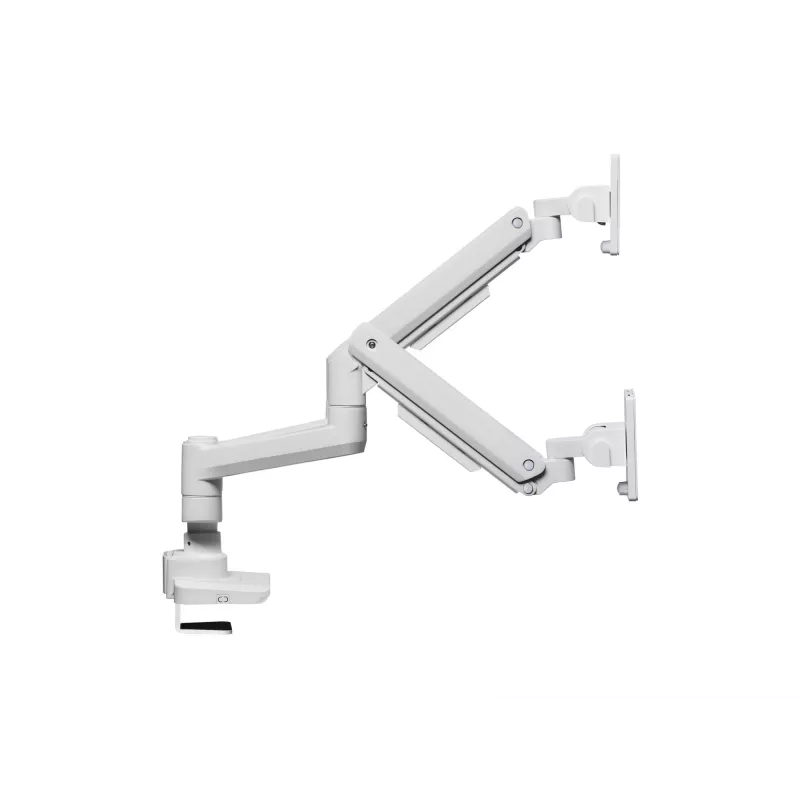 Equip 650183 Dvigubo monitoriaus laikiklis ant stalo, 17 inch-35 inch, 40 kg, baltas