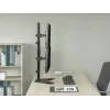 Equip 650128 Dvigubas vertikalus monitorių stovas stalviršiui, 17–32 colių