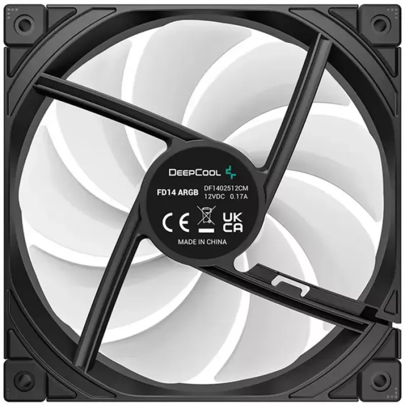 Ventiliatorių rinkinys DeepCool FD14 ARGB 140mm 3vnt