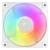 12 cm DeepCool FD12 ARGB kompiuterio korpuso ventiliatorius, baltas, 400–2050 RPM, hidraulinis guolis