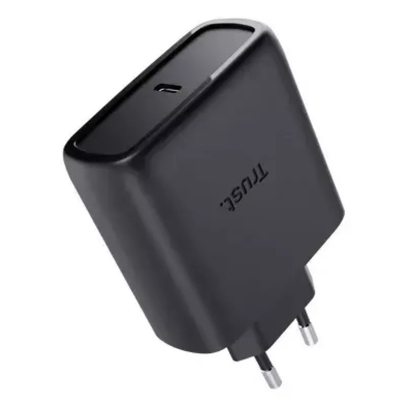 Įkroviklis Trust Maxo 65W USB-C GaN, vidaus, nešiojamam kompiuteriui, planšetei, išmaniajam telefonui