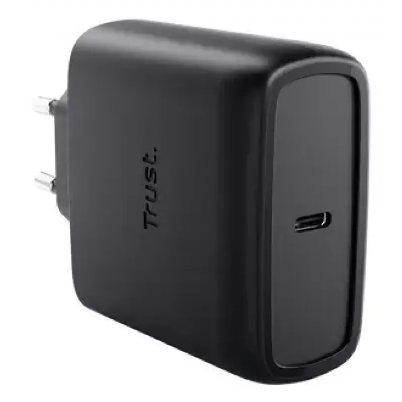 Įkroviklis Trust Maxo 65W USB-C GaN, vidaus, nešiojamam kompiuteriui, planšetei, išmaniajam telefonui