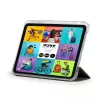Dėklas su atlenkiamu dangteliu Port Designs Noumea II Slimclear Eco, skirtas iPad Air 11 colių (27,9 cm) — PET, 3 stovėjimo režimai, juoda/skaidri