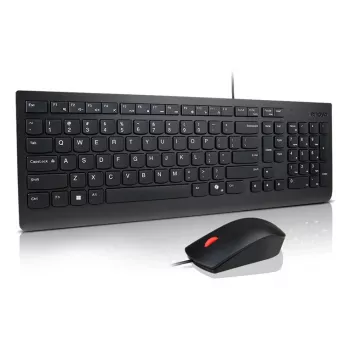 Lenovo 4X31R64400 klaviatūra su pele, USB, US English, juoda