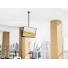 Lubinis laikiklis dviejų ekranų nugarėlėmis vienas į kitą, 43–86 colių, EQUIP, pakreipimas -20–5°, pasukimas ±180°, VESA 200x200–600x400, maks. apkrova 100 kg, juodas