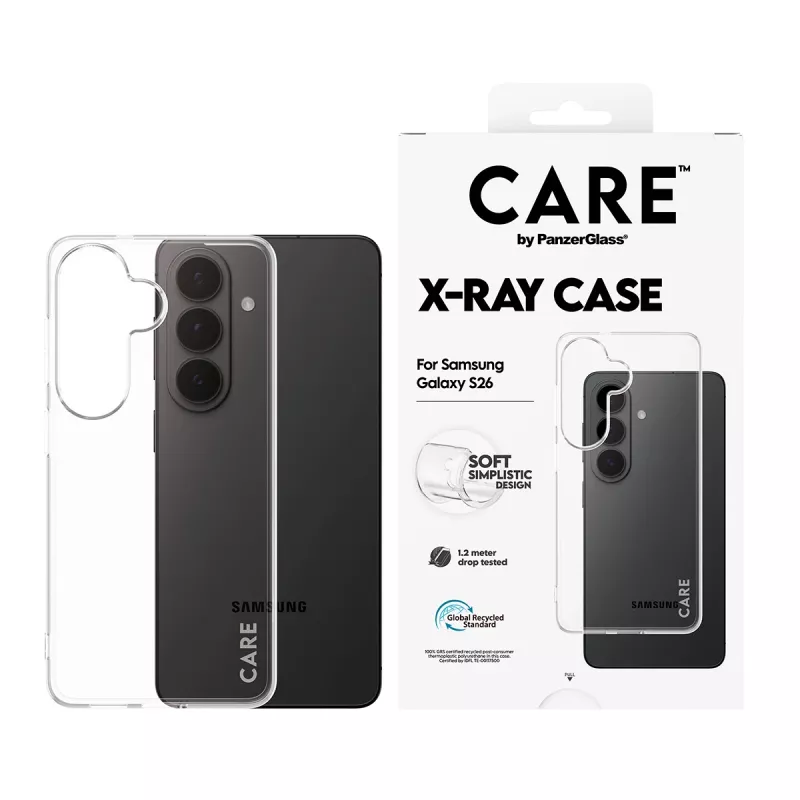 Apsauginis dėklas PanzerGlass CARE X-Ray Samsung Galaxy S26 (CR78132)