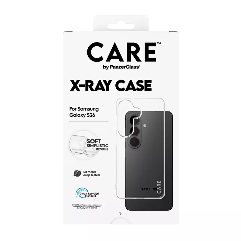 Apsauginis dėklas PanzerGlass CARE X-Ray Samsung Galaxy S26 (CR78132)