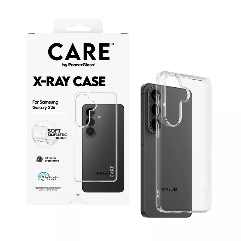 Apsauginis dėklas PanzerGlass CARE X-Ray Samsung Galaxy S26 (CR78132)