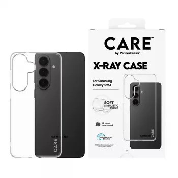 Apsauginis dėklas PanzerGlass CARE X-Ray Case, Samsung Galaxy S26+, skaidrus (CR41489)
