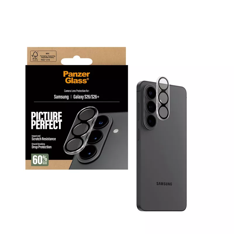 PanzerGlass PicturePerfect apsauga kamerai, skirta Samsung Galaxy S26 / S26+ (PG94088)