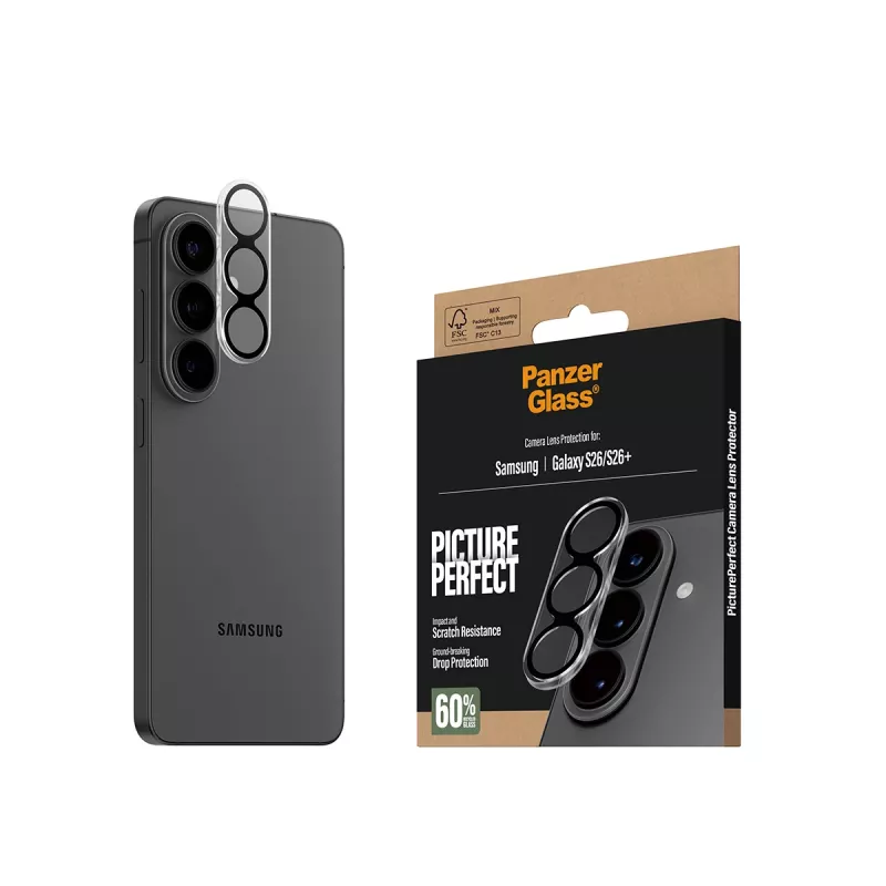 PanzerGlass PicturePerfect apsauga kamerai, skirta Samsung Galaxy S26 / S26+ (PG94088)