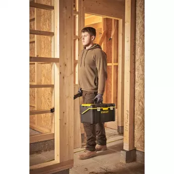 Kietas dėklas Stanley STST83397-1 Plastikinis 22 kg Juoda Geltona