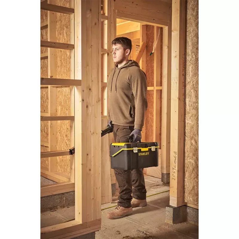 Kietas dėklas Stanley STST83397-1 Plastikinis 22 kg Juoda Geltona