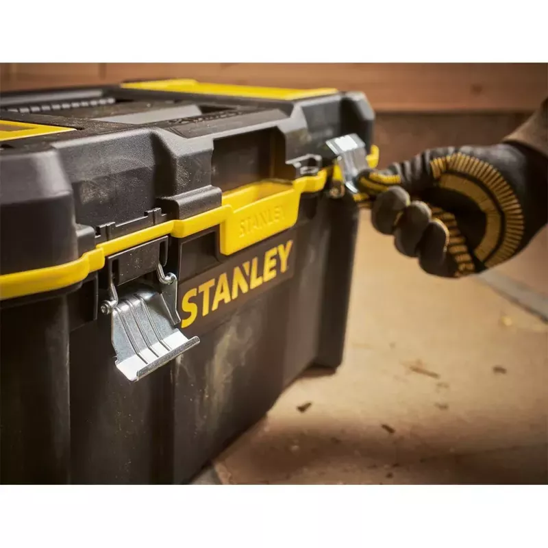 Kietas dėklas Stanley STST83397-1 Plastikinis 22 kg Juoda Geltona