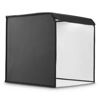 Mini foto studija HAMA sulankstoma dėžutė su LED žiedine šviesa 50×50 cm, modelis 00004664