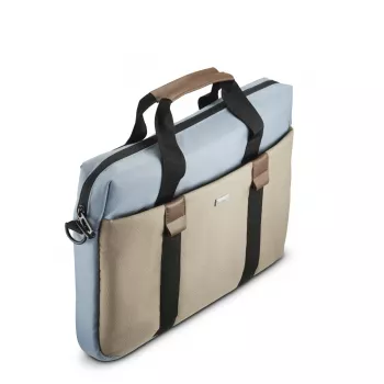Hama Silvan 35,8 cm (14,1 colio) toploader dėklas, smėlio ir mėlynos spalvos