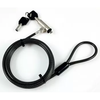 eSTUFF GLB220103 kabelio spyna Juoda 1,8 m
