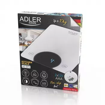 Virtuvinės elektroninės svarstyklės Adler AD 3173W