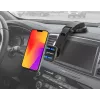 Manhattan Universalus automobilio prietaisų skydelio laikiklis su magnetiniu telefono laikikliu išmaniesiems telefonams, horizontaliam arba vertikaliam naudojimui, juodas, trejų metų garantija