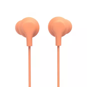 Hama Curly ausinės laidinės į ausį skambučiams/muzikai USB-C oranžinė