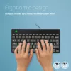 Ergonominė klaviatūra R-Go Compact Break, kompaktiška, su pertraukų programine įranga, AZERTY (BE), laidinė, juoda