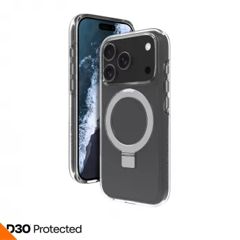 dbramante1928 Iceland Ultra D3O MS Kick dėklas iPhone 17 Pro permatomas