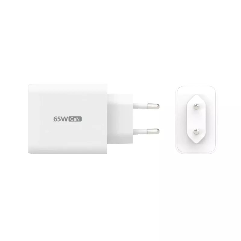 j5create JUP3365E-EN 65W GaN USB-C® 3 prievadų įkroviklis, vidaus, AC, baltas