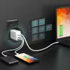 j5create JUP3365E-EN 65W GaN USB-C® 3 prievadų įkroviklis, vidaus, AC, baltas