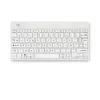 Ergonominė klaviatūra R-Go Compact Break, kompaktiška, su pertraukų programine įranga, AZERTY (FR), Bluetooth, balta