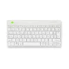 Ergonominė klaviatūra R-Go Compact Break, kompaktiška, su pertraukų programine įranga, AZERTY (FR), Bluetooth, balta