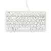 R-Go Tools ergonominė klaviatūra R-Go Compact Break, kompaktiška klaviatūra su pertraukų programine įranga, AZERTY (BE), laidinė, balta