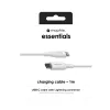 mophie essentials Lightning į USB-C įkrovimo laidas (1 m) Baltas