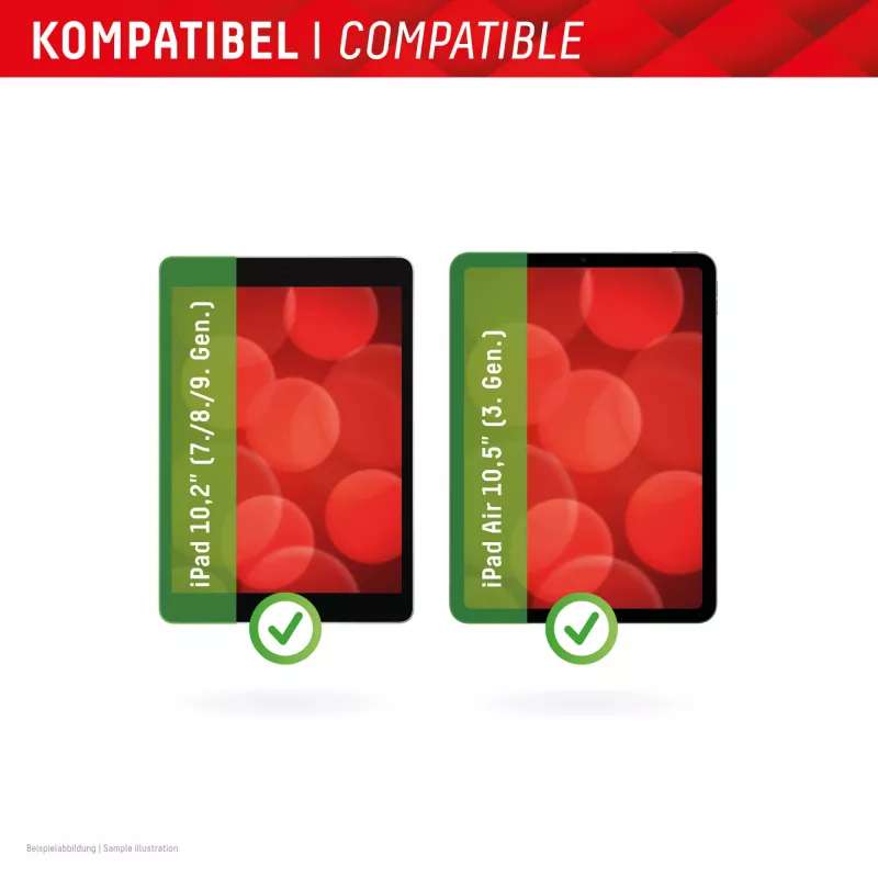 Displex 01886 PaperSense apsauga planšetės ekranui iPad (7/8/9 kartos)/Air (3 kartos), popieriaus paviršiaus pojūtis, nuimama